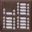 KARAT antika medená - elektrický vrátnik s 26 menovkami